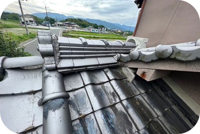 橿原市の雨樋修理イメージ