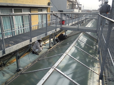 大和高田市　T商店街　アーケード補修工事