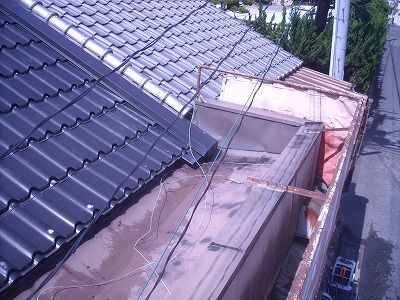 大和高田市　Y様店舗　雨漏り修理工事