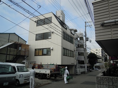 灘区　M工業様　ガルバリュウムタテヒラ葺き工事