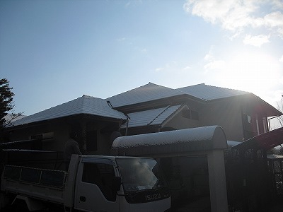 京都府Ｏ様邸屋根葺き替え工事