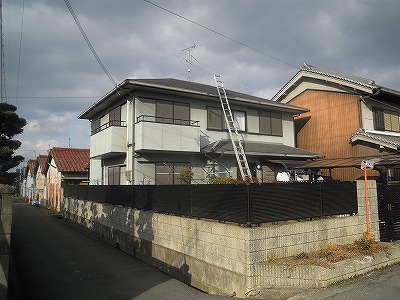 田原本町薬王寺　Ｈ様邸　屋根被せ工事