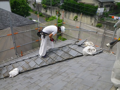 奈良市　Ｕ様邸　屋根葺き替え工事