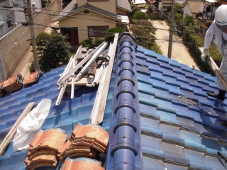 神戸市須磨区　Ｎ様邸　屋根葺き替え工事