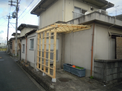 大和高田市　Ｓ様邸ガレージ工事