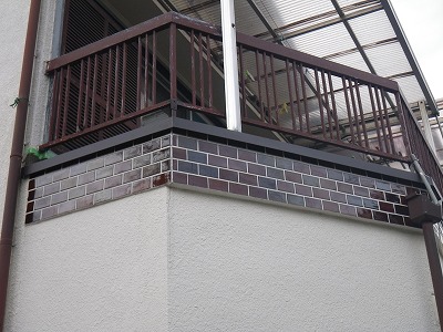 堺市　Ｋ様邸　ビッグサン防水・笠木工事