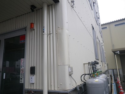 天理市　店舗Ｓ　外壁スレート工事