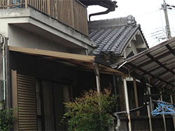 川西町 Ｕ様邸 テラス屋根張替工事