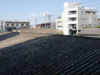 平野区 Ｏ様ガレージ  ガレージ屋根･外壁 補修工事