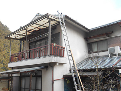 吉野町 Ｋ様邸 棟カバー工事