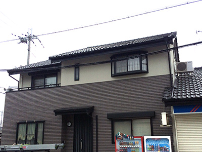 上牧町 Ｉ様邸 樋架け替え工事