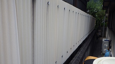三郷町 Ｙ様邸 テラス外壁張替工事