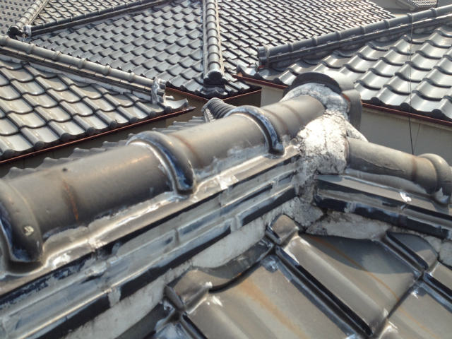 大正区　F様邸　棟板金工事