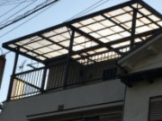 大阪市　Y様邸　ポリカ張り替え工事