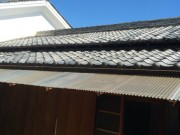田原本町　藤本様邸　一文字2段銅板カバー工事