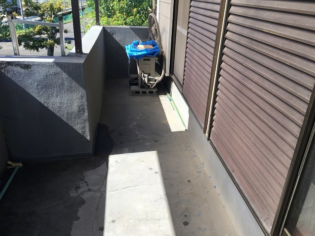 奈良市　高橋様邸　ベランダ防水工事