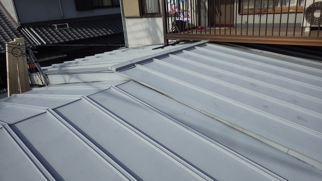 大和高田市A様　屋根カバー工事