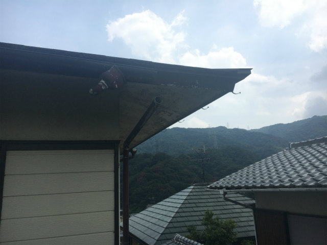 西宮市　進藤様邸　樋工事
