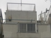 江戸川区　Y様邸　テラス屋根設置、コーキング工事