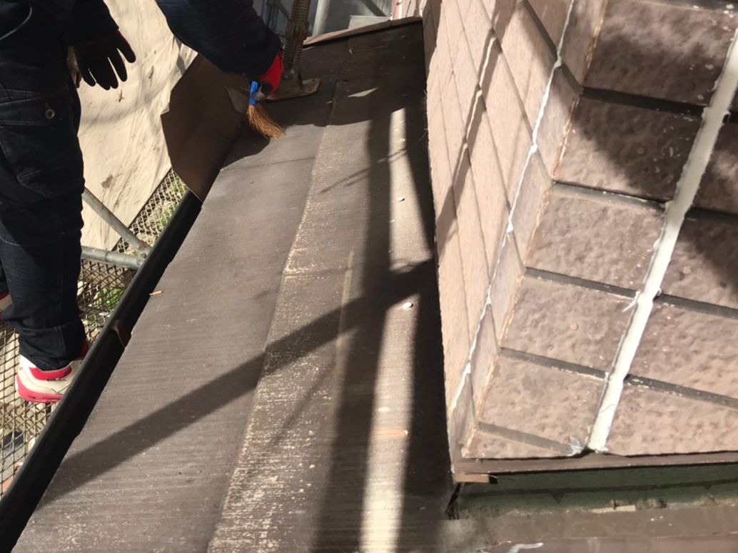 屋根カバー工事（下屋）