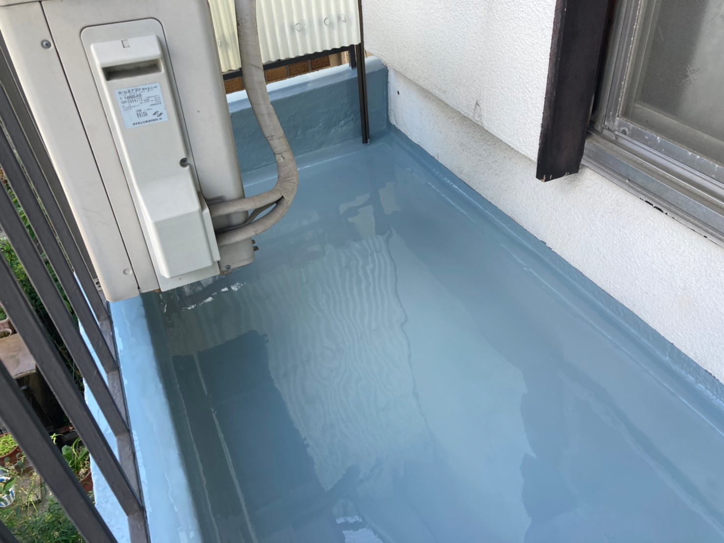 ベランダ防水工事（ウレタン密着防水） 