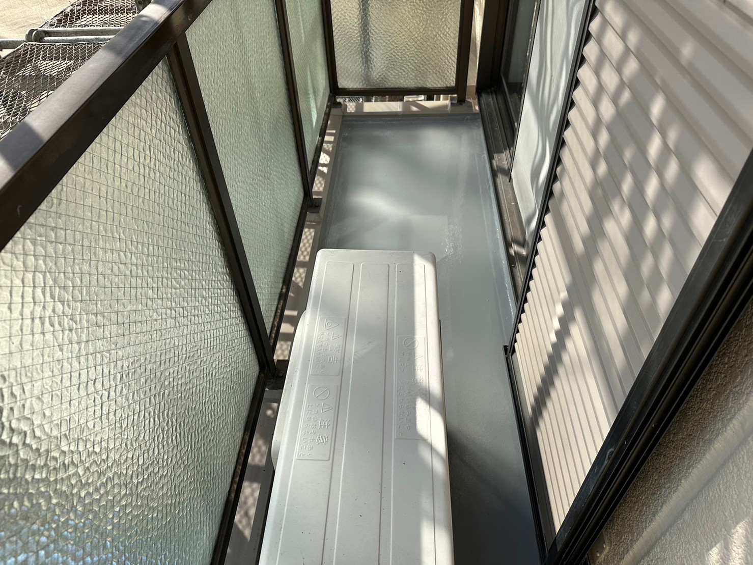 ベランダ防水工事（後面）