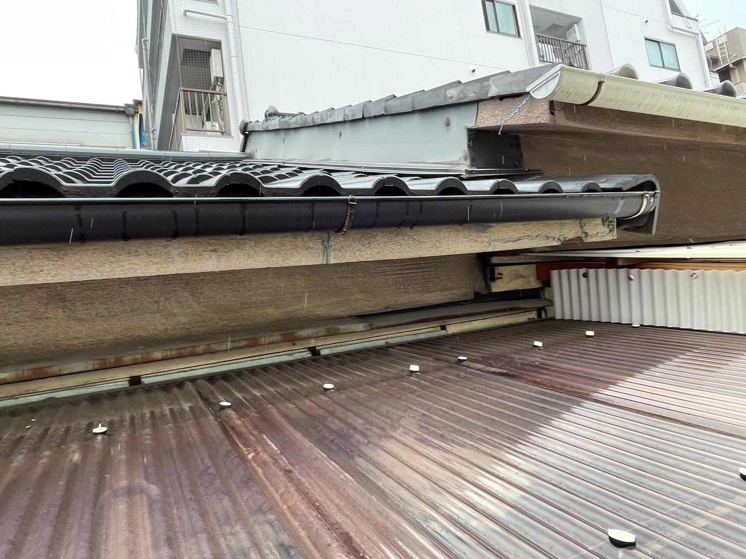 R5.6/13　住吉区　K様邸　鼻隠し板金取り付け工事　