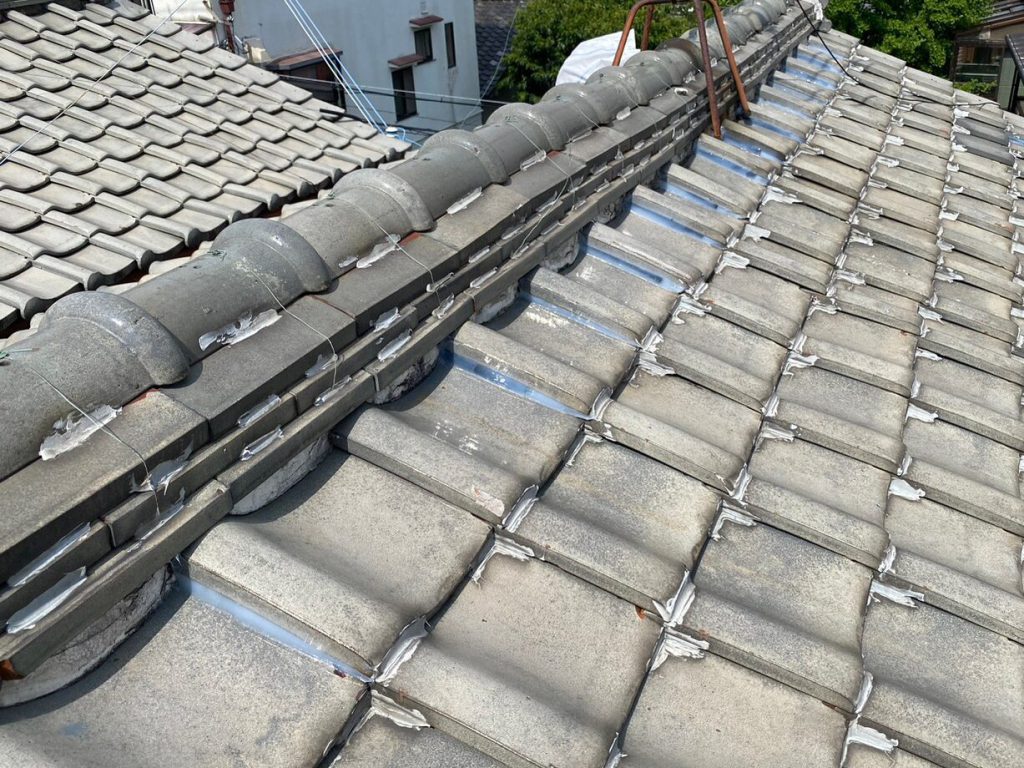 R5.6/20　東大阪市　Y様邸　雨漏り応急工事