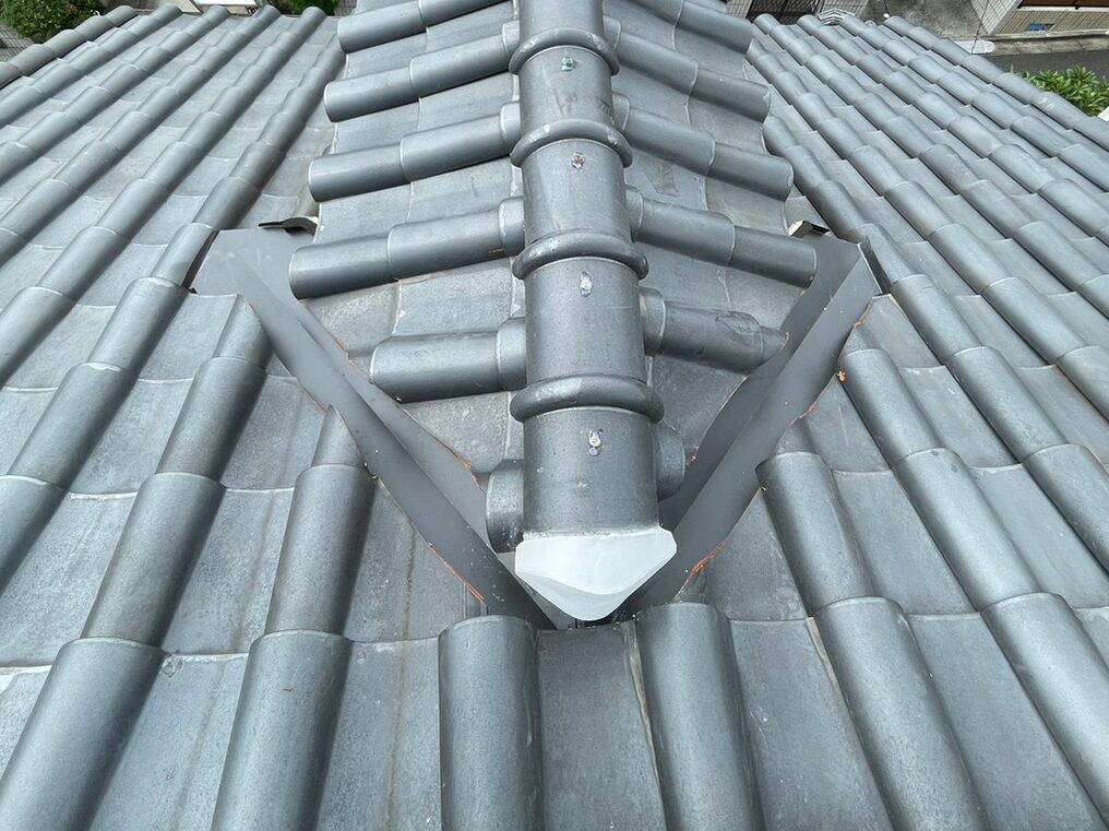 R5.7/10～7/11　柏原市　I 様邸　雨漏り修理工事：屋根修理