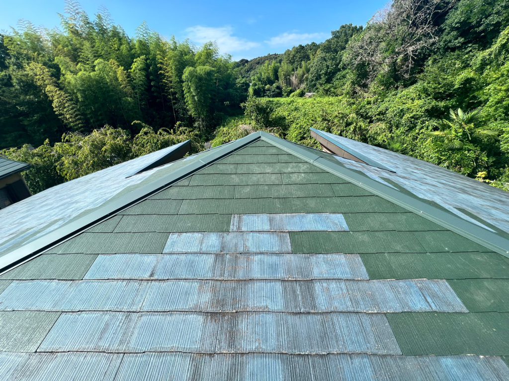 R5.7/29～8/5　生駒市　宮崎様邸　棟周り屋根修理工事