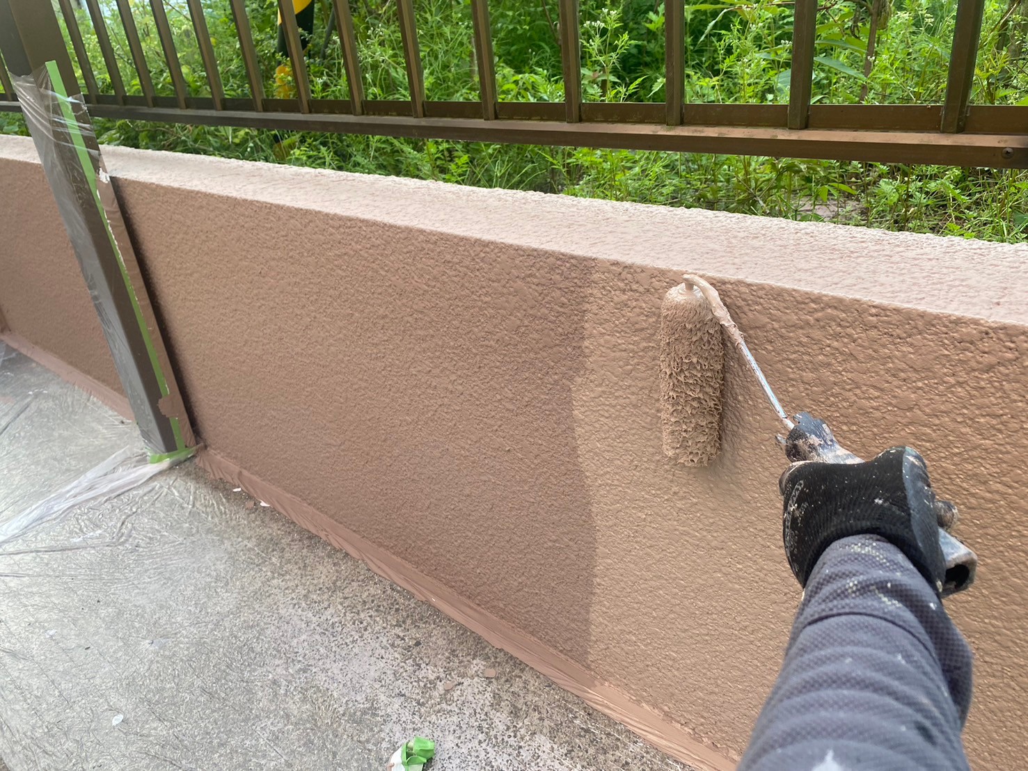 塀塗装工事