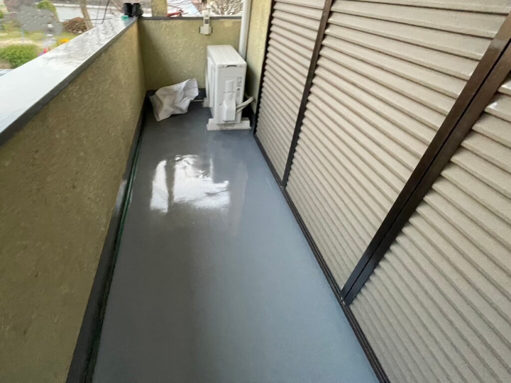 R6.3/1～3/4　橿原市　U様邸　ベランダ防水工事