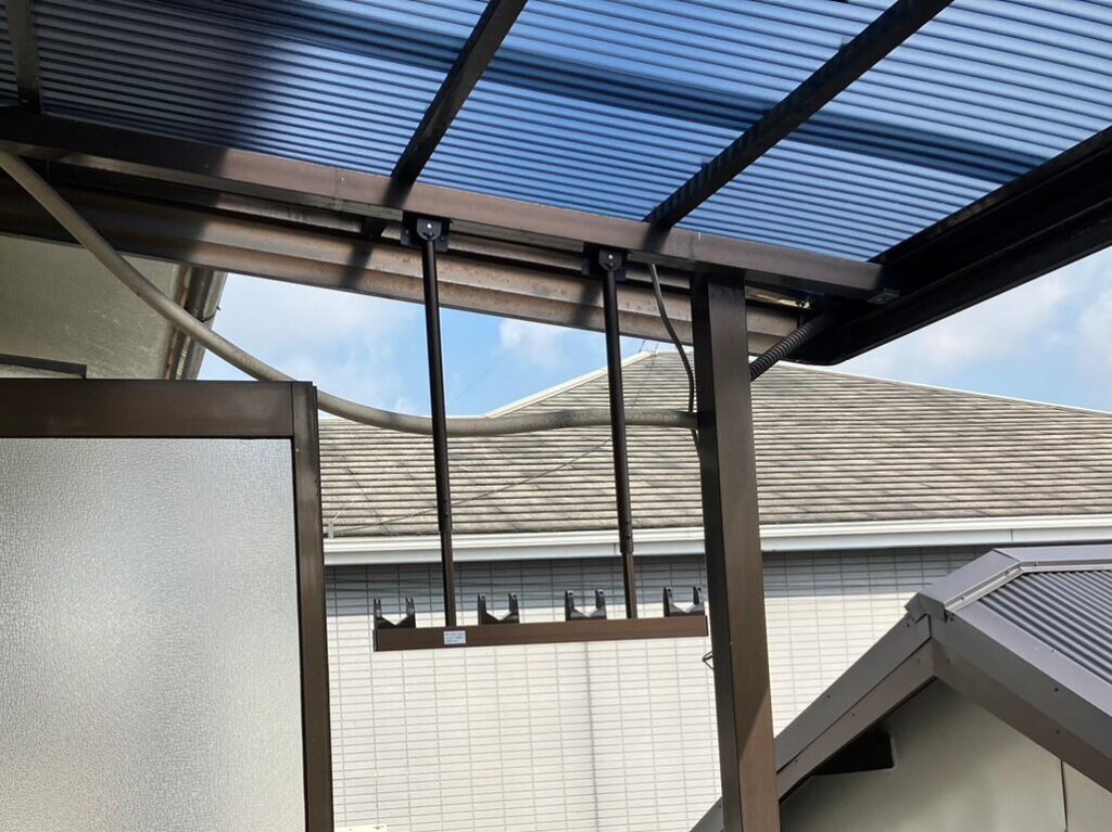 R5.10/16　天理市　I様邸　テラス・ベランダ工事