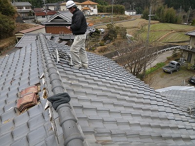 H23.1/29~3/22 歌山県Ｍ様邸屋根外壁トユ塗装工事