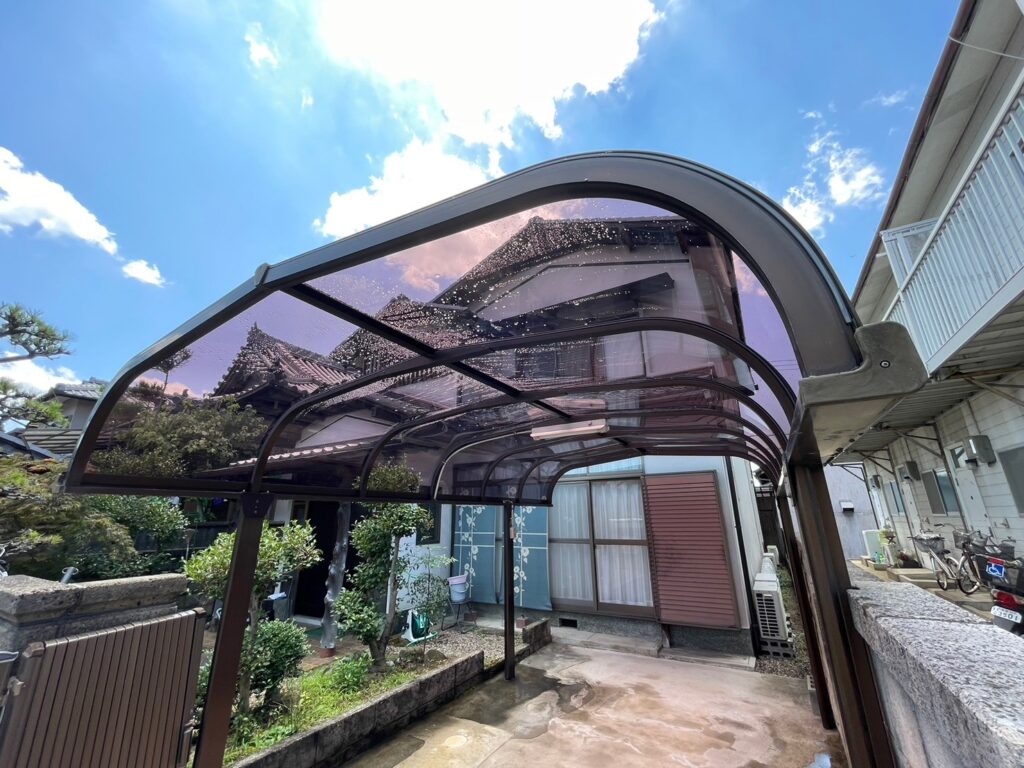 R6.7/23　橿原市　S様邸　カーポートパネル改修、その他工事