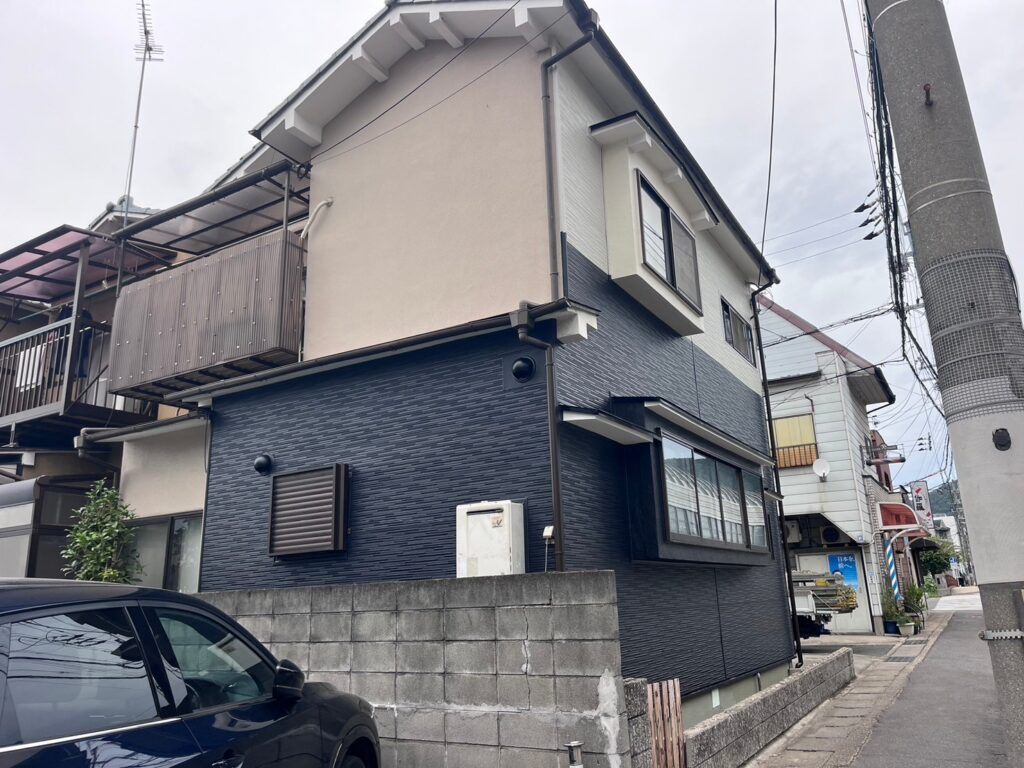 R6.9/2～9/18　山科区　A様邸　外壁カバー工事