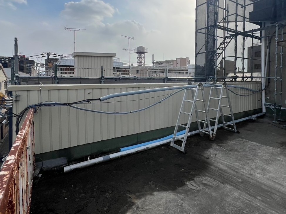 角波カバー工事