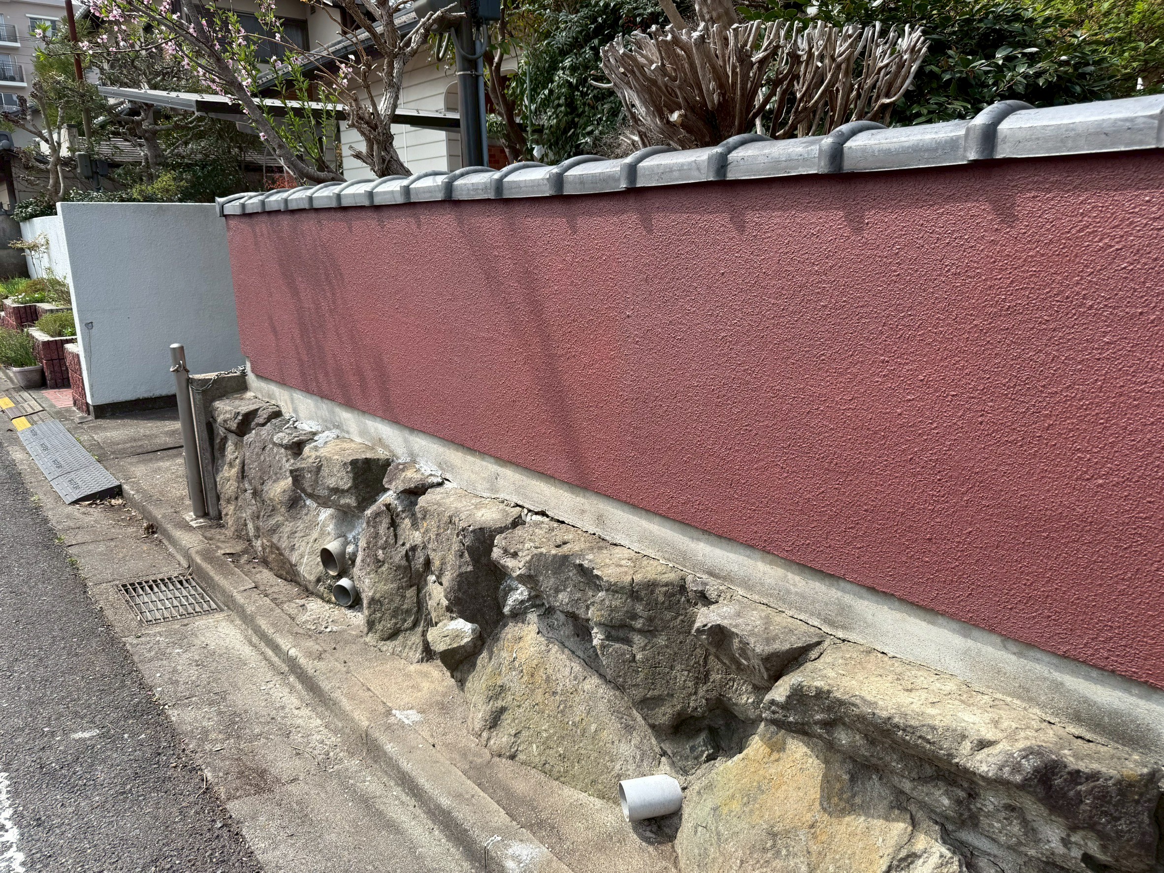 門塀塗装工事