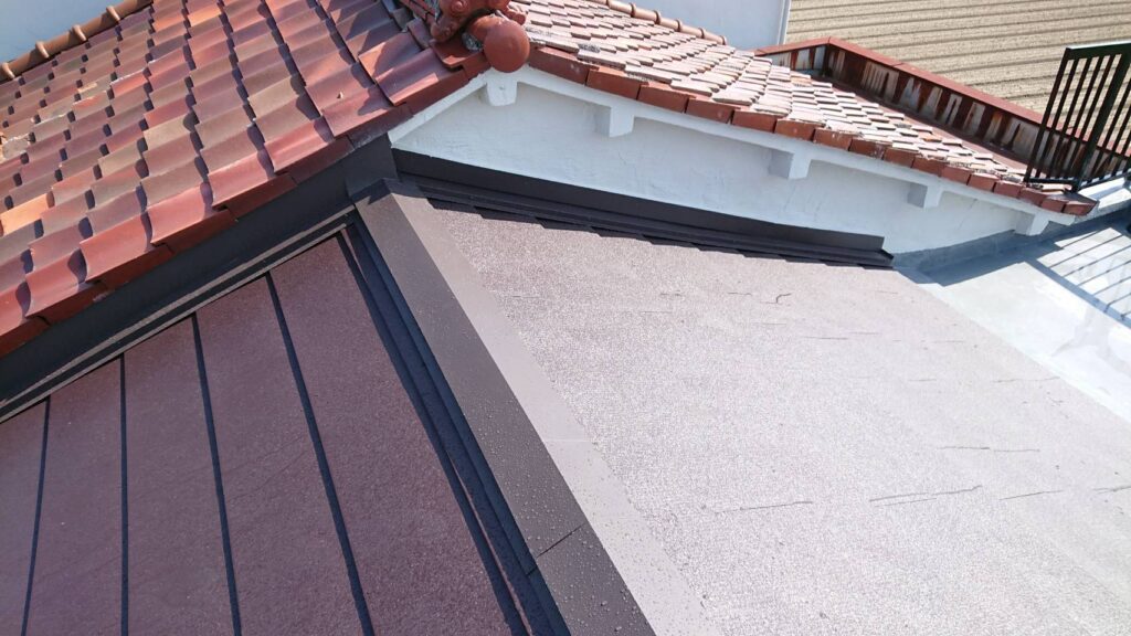 松原市　K様邸　屋根、防水工事