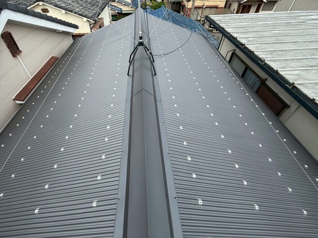 R7.6/4~6/7　大和高田市　K様邸　屋根カバー工事