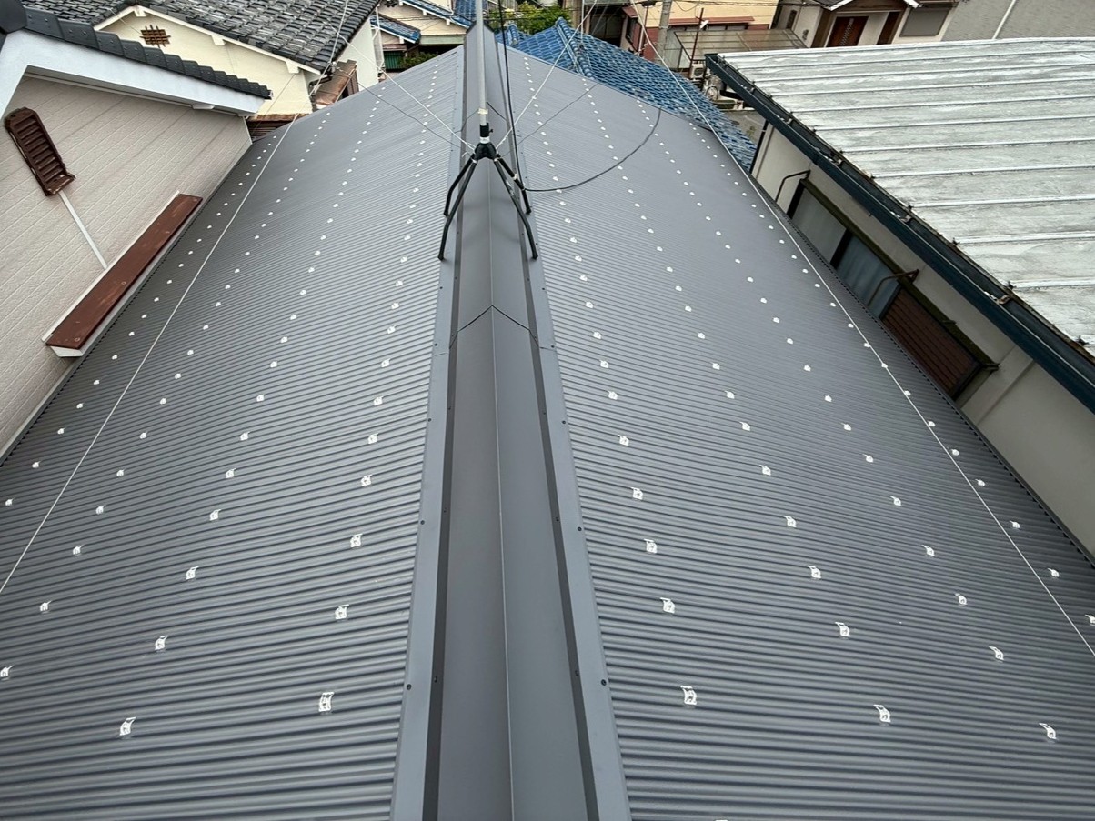 R7.6/4~6/7　大和高田市　K様邸　屋根カバー工事