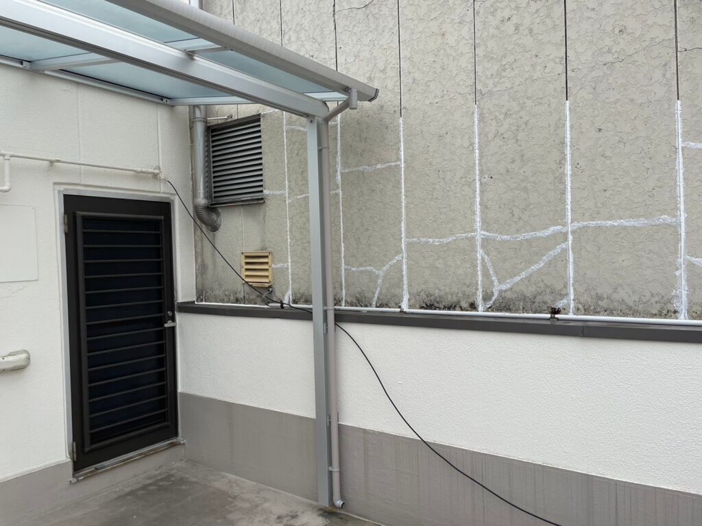 R6.4/8　中央区　K様　雨漏り修理工事