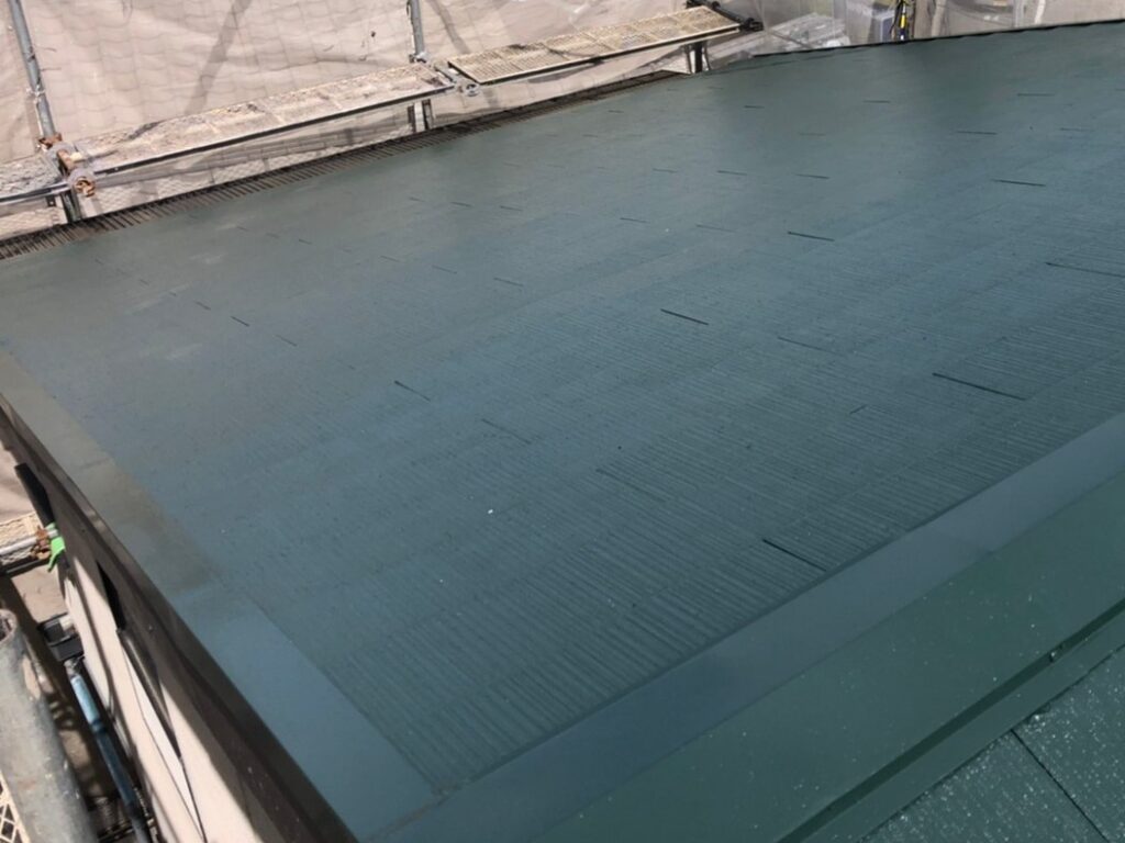 枚方市　F様邸　台風被害修理、屋根塗装工事