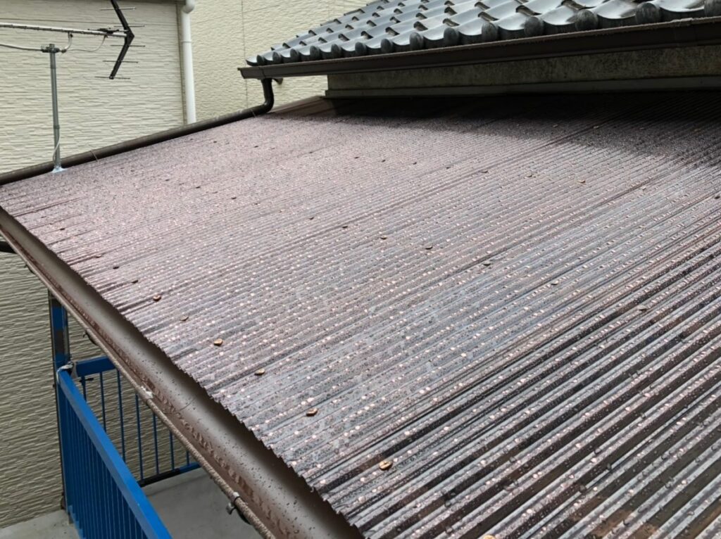 生野区　K様邸　樋架け替え・ポリカ張替え工事