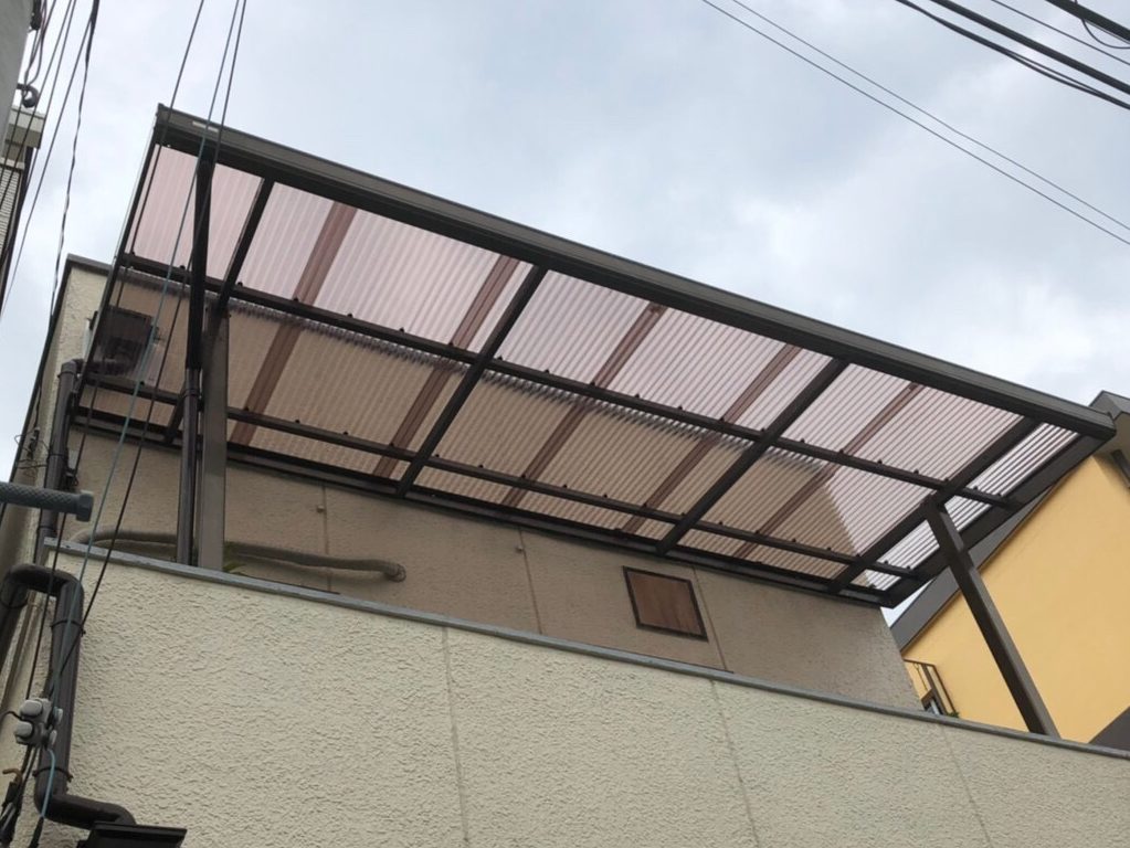 東大阪市 M様邸 ポリカ張替え工事