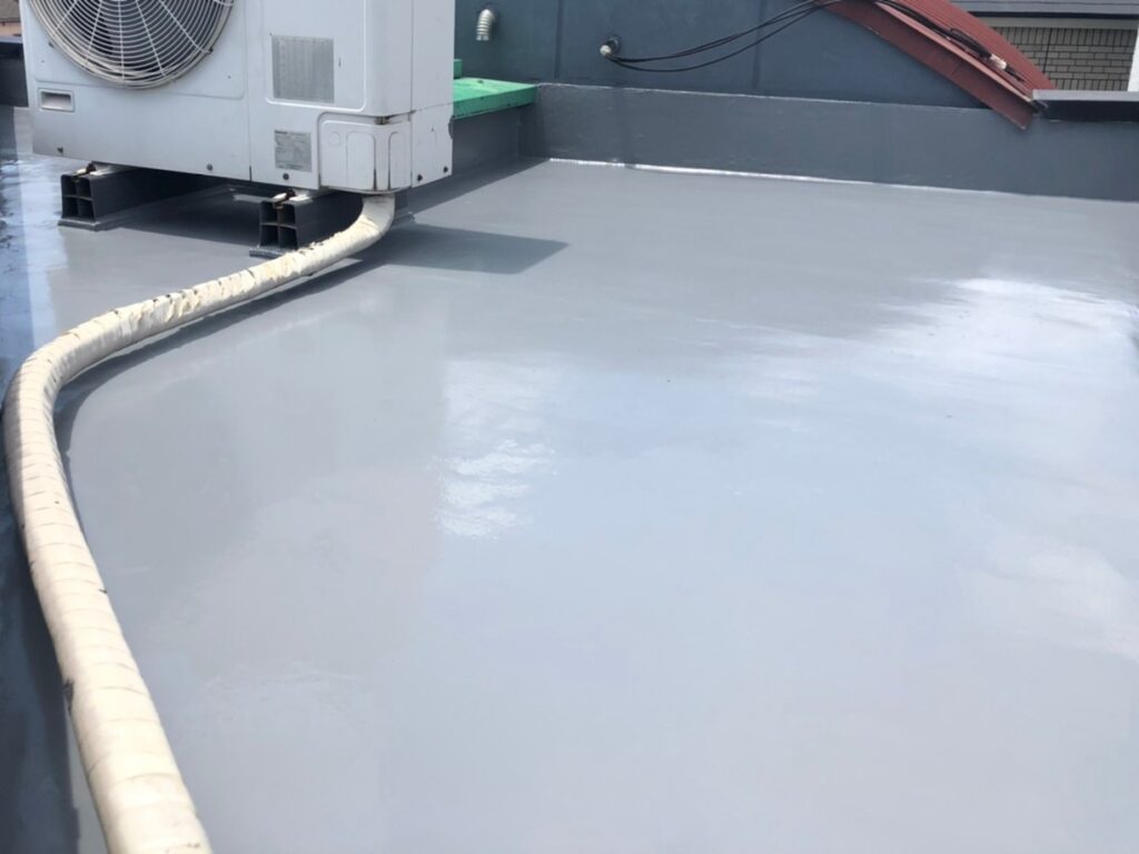 豊中市　S様　外壁コーキング、シリコン塗装、屋上メッシュウレタン防水工事