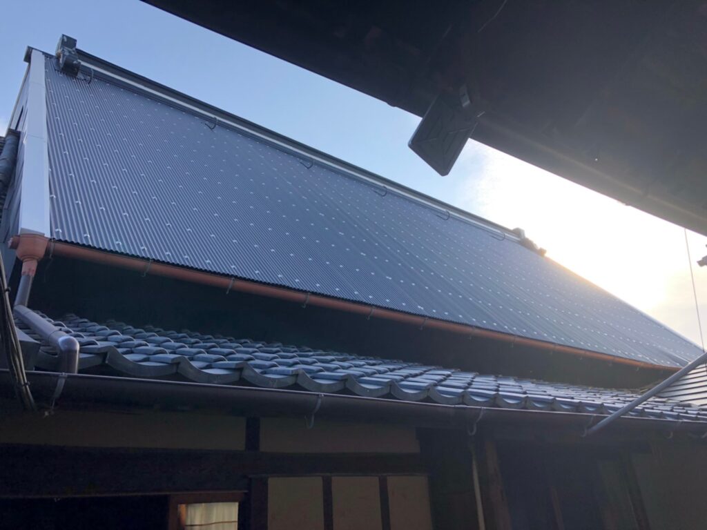 桜井市　K様邸　屋根カバー工事