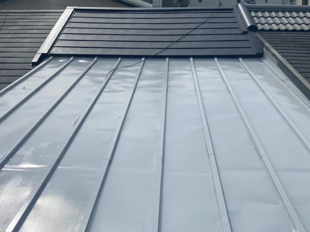 住吉区　F様邸　屋根葺き替え及び塗装工事、樋交換工事