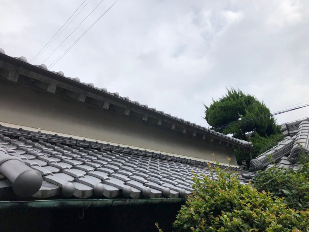 河合町　T様邸　雨とい工事、熨斗漆喰補修工事