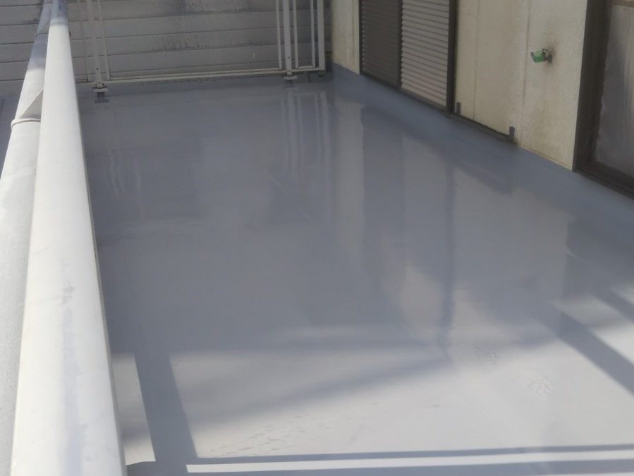東京都北区 濱野様邸 バルコニー防水工事